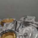 Granite Pots and Pans Set Non Stick, 11 Piece Die-Cast Induction Cookware Set, Nonstick Kitchen Cooking Set w/Frying Pans & Saucepans, PFOA Free