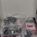 Purple Black Roses Flowers Bouquet Building Set, Botanical Collection Blocks Artificial Flowers Plant for Adults Women Girlfriend - Gifts for Valentines Birthday Christmas- Gothic Home Decor