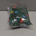 Man Christmas Button Shirts Green Xmas Lights String Shirt Long Sleeve Novelty Button Up Shirts M