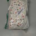 Organic Burp Cloths Baby Boy & Girl - 5-Pack Super Absorbent Cotton Burping Cloths for Babies, Soft & Plush Newborn Spit Up Rags, Infant Towels for Milk Spit Up, Unisex, Large 21" x 10" (Sweet Charm)