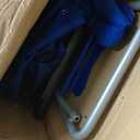 dbest products Stair Climber Bigger Trolley Dolly, Blue Shopping Grocery Foldable Cart Condo Apartment