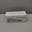 18 Pack Black Plastic Mason Jar Lids with Silicone Rings, 9 Wide Mouth & 9 Regular Mouth Mason Jar Lids,Plastic Canning Lids, Fit Ball,Kerr and More (Black)