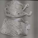 Lilly's Love Stuffed Animal Hammock | Corner Hanging Organizer, Toy Storage, Stuffed Animal Storage Net | Made from Quality Fishing Net, Holds 12lbs | 67"x47"x47" (White, 2 Pack)