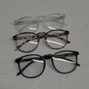 IBOANN Iconic Blue Light Glasses for Woman - Computer Glasses 99% Blue Light Blocking - Anti Eyestrain & UV Glare Protection