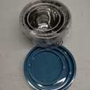 LIANYU Mixing Bowls Set with Airtight Lids, Stainless Steel Large Metal Kitchen Bowls Set of 3, Dishwasher & Freezer Safe, 1.5QT & 3QT & 4.6QT, Blue