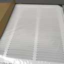 Return Air Filter Grille 18x18,Air Return Vent Cover for 18"W x 18"H Duct Opening,Steel HVAC Vent Covers for Wall and Ceiling,Holds 1" Thick AC Filter, For 18''W18''H-Duct Opening