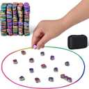 Magnetic Chess Game with 80 Travel-Stones, Magnet Game,Magnet Rocks Desk Stress Relief Toy and Fidget Toys Adults,Holiday Stocking Stuffer, Stress Relief Present.