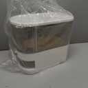 Gagee 11Lbs Rice Dispenser, Large Grain Container Storage with Lid Measuring Cylinder Moisture Proof Household Cereal Dispenser Bucket for Kitchen Soybean Corn, Clear