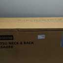 Shiatsu Massage Cushion with Heat for Neck and Back - 4D Kneading, Vibration and Dual-Neck Design, Adjustable Intensity and Height, Help with Muscle Stiffness, for Office Chair, Home, Beige