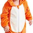QZERPLAY Unisex Kids Baby Halloween Costumes Cartoon Outfit Hooded Homewear Size 80/66