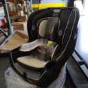 Graco Extend2Fit Convertible Car Seat, Rear and Forward Facing Car Seat with Adjustable Extension Panel for Extra Legroom, Great Gift for Baby Shower or Baby Registry, Gotham, MFD 12/19/25