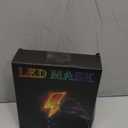 Gootus Led Mask Halloween Costume for Kids Adults, Face Transforming Light up Mask with Gesture Sensing, Cool Toys Great Gift for Birthday Costume Party Christmas