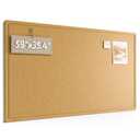 Fluxynara Felt Bulletin Board,35.4"x23.6",Mustard Yellow