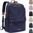 GOLF SUPAGS Women Laptop Backpack Casual Daypack for Work Travel College Backpack Purse Fits 14 Inch Notebook (Navy Blue)