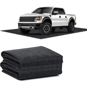 17 x 7.4 FT Garage Floor Mat for Under Cart, Oil Spill Mat with Weather backing, Garage Flooring and Floor Protection for Garage, Garage & Shop Floor & Parking mats, Reusable, Washable, Protects Floor