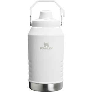 Stanley IceFlow Fast Flow Jug with Handle 96 oz | Twist On Angled Spout Lid | Leakproof for Travel and Sports | Insulated Stainless Steel | BPA-Free | Frost 2.0
