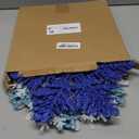 12 Pcs 12'' Large Snowflake Decorations  Giant Hanging Snowflakes, Plastic Snowflakes for Indoor & Outdoor Christmas Decor, Porch & Tree Decorations (White, Blue, Dark Blue)