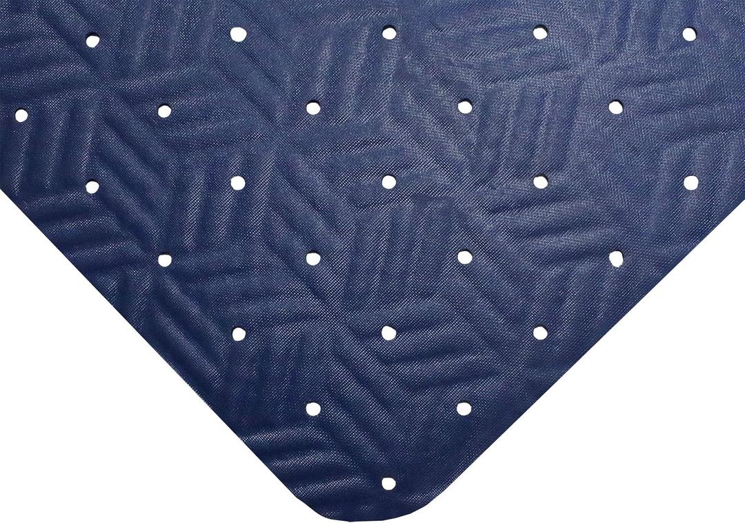 Wet Step Mat | Non-Slip Indoor/Outdoor Drainable Anti-Fatigue Mat for Wet Areas (Blue 3' x 5'), 60" x 36"