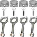 Connecting Rod & Piston Pin Kit Compatible with Hyundai Sonata & Kia Forte Optima Sportage 2011-2019 2.4L Engine, 23510-2G540 23040-2G500 23410-2G500 23410-2G511 Replacement part