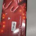 Upgraded 24 Pack Solar Candy Cane Lights Outdoor, Solar Christmas Lights Outdoor Waterproof with 8 Modes, Xmas Pathway Candy Cane Christmas Decorations Outside for Garden Lawn Yard Party