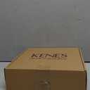 KENES Single Handle Bathroom Sink Faucet, Brushed Nickel Vanity Faucet for Bathroom Sink, with Pop Up Drain Stopper & Water Supply Lines LJ-9031 (Short)