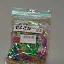 110Pcs in 10 Colors Ceramic Christmas Tree Replacement Bulbs - Plastic Lights Pegs, Included Angel Topper Snowflake Top Cross Stars. (Multicolor-3 Tops)