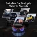 RGB LED Devil Eyes Light for Car, Dynamic LED Lights for Car Windshield, Devil's Eye Strips with One Key Control, USB-Powered for Truck/SUVs (XL-14)