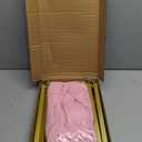 Wedding Arch Backdrop Stand Set Metal Arch Backdrop Stand with Wedding Arch Cover, Wedding Balloon Arch Backdrop Stand for Birthday, Baby Shower, Anniversary (Pink, 4FT+5FT+6FT)