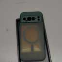 CANSHN Magnetic for Google Pixel 9 Pro Case(6.3 Inch), Upgraded [Full Camera Protection] [Compatible with Magsafe] [Translucent Matte] Shockproof Protective Phone Cover, Deep Green