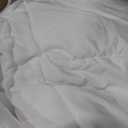 EASELAND Twin XL Down Alternative Comforter - Quilted Duvet Insert for All Seasons, Soft Lightweight with Corner Tabs, Summer Winter Warm Bedding, White 6892 Inches
