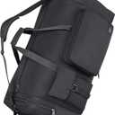 Extra Large Duffle Bag for Travel, Collapsible Duffle Bag for Men, Foldable Duffel Bags for Traveling (Black, 80L)