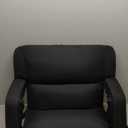 Wide Stadium Seats With Back Support, Exclusive "Sofa Style" Design Extra Thick Bleacher Chairs With Back and Cushion, 6 Reclining Positions - Ultimate Comfort for Sports Events (Black, 22.5")