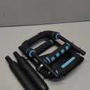 Vanlgs Twister Arm Trainer for Men, Chest Workout Equipment 5-Level Adjustable (40-130lb) with Ergonomic 27° Targets Biceps/ Clip/ Thigh, Portable Exerciser for Home Gym Travel Fitness, Blue