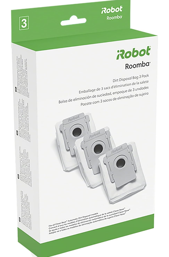 iRobot Authentic Replacement Parts - 2 Count (Pack of 1) Dirt Disposal Bags Compatible with Roomba Clean Base Models i1+, i3+, i4+, i5+, i7+, i8+, Combo j8+, j9+