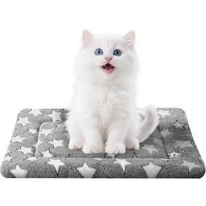 Dog Bed Mat for Crate, Soft Kennel Pad, Durable Comfort Mat for Dogs and Cats, Home and Crate Use (Gray, 18"*14"*1.5")