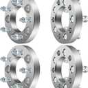 ECCPP 5 Lug 1"(25mm) Wheel Spacers 5x4.75 to 5x4.75 5x120.65MM fits for 1984-2019 for Chevrolet Corvette |1987-2005 for Chevrolet Blazer |1982-2002 for Chevrolet Camaro with 12x1.5 Studs-4PCS