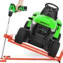1200LB Lawn Tractor Lift Jack & Riding Mower Lift with Rotating Sleeve & Manual and Power Tool Handle, 3-Min Quick Setup, Anti-Slip Base, Heavy-Duty Universal Design for Lawn Mowers (Alloy Steel)