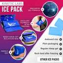 Large Ice Packs for Injuries Reusable - Ice Pack for Back Pain Relief (11x14.5) - Gel Ice Pack for Knee, Shoulder, Back, Hip (Full-Size)