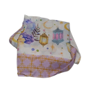 Ramadan Moon Lantern Floral Table Runner, Seasonal Kitchen Dining Table Decoration for Home Party Decor 13x72 Inch