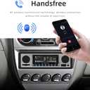 Classic 7" Single Din Car Radio,Bluetooth Car Stereo, FM Radio,Car Audio Receiver, Voice Control,Hands-Free Calling, Built-in Microphone,USB/SD/AUX,Support MP3/WMA/WAV, Dual.Car Multimedia Player