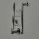 Nolimas Brushed Nickel Bath Towel Bar Single Bars Towel Rack Rod Classic Wall Mounted SUS304 Stainless Steel Bathroom Towel Holder Toilet Kitchen Towel Shelf Single Layer,24 inches