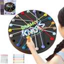 Brainy Knots Rope Untangling Game - Fun Puzzle Board Games for Kids & Adults! Portable Educational Strategy String Toy to Train Brain & Reflex Skills