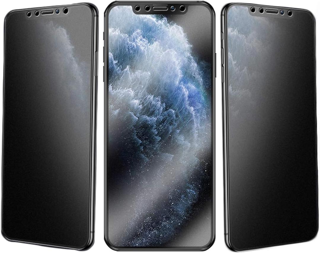 3 Pack for iPhone 13 Pro Max Matte Privacy Screen Protector Full Coverage 9H Anti-fingerprint Anti-Spy Matte Tempered Glass for iPhone 13 PRO MAX,6.7