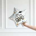 PageebO Graduation Balloon Garland Arch Kit, 150Pcs Black and Gold White Balloons with Graduation Certificate Star Foil Balloons For Graduation Party Class of 2026 Grad Prom Decorations