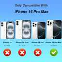 BITOBE Designed for iPhone 16 Pro Max, Cute 3D Butterfly Case Slim Plating Glitter Bling Luxury Rhinestone Cover with Kickstand for Women Girls Protective Camera Protection Bumper 6.9" Gold