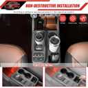 Cup Holder Coaster Fit for 2022-2025 Ford Maverick Accessories Cup Holder Mat Pad Inserts Interior CupHolder Liner for 2024 Ford Maverick(for Maverick)