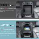 One-Touch Hidden Storage Box for 2016-2023 Toyota Tacoma Accessories | Center Console Organizer Armrest Secret Compartment