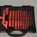 Table Setup Blocks for Woodworking, 14pcs Aluminum Alloy Precision Set up Bars, Precision Height, Depth, Angle & Fence Alignment Gauge Set - Router and Saw Accessories with Storage Case