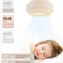 Boho Ceiling Fans with Lights, Coastal Fandelier Chandelier Ceiling Fan, Medium