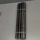 2 Pack Modern Brown Bronze Curtain Rods for Windows 16 to 60 Inches Adjustable Heavy Duty 1" Diameter Window Rod with Decorative Finials for Outdoor Farmhouse Bedroom Kitchen Living Room